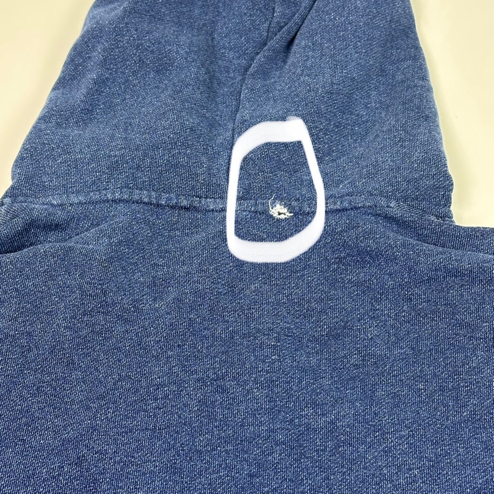 Vineyard Vines Men’s Blue Denim Hoodie Medium M - Picture 10 of 11